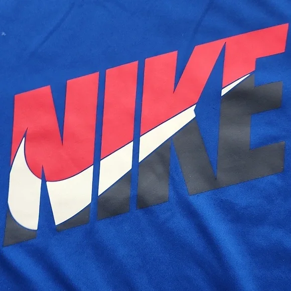 Nike Kids Blue Dri-FIT T-Shirt; Size:6 - Picture 4 of 10